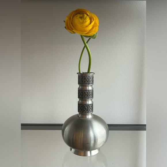 Vintage Other - Vintage Pewter Bud Vase - Made in Norway